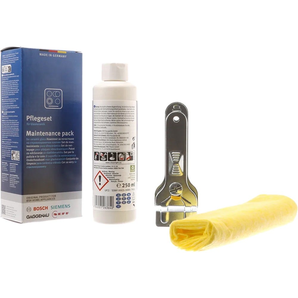 Kit universale per la manutenzione del piano cottura in vetroceramica