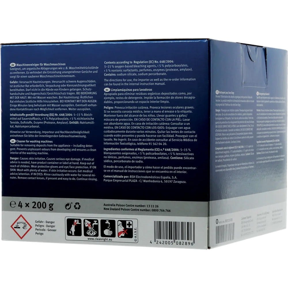Neff Detergente (4x200g) per lavatrice 00311928