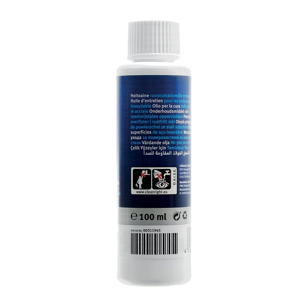 Neff Olio per la cura dell'acciaio inossidabile (100 ml) 00311945