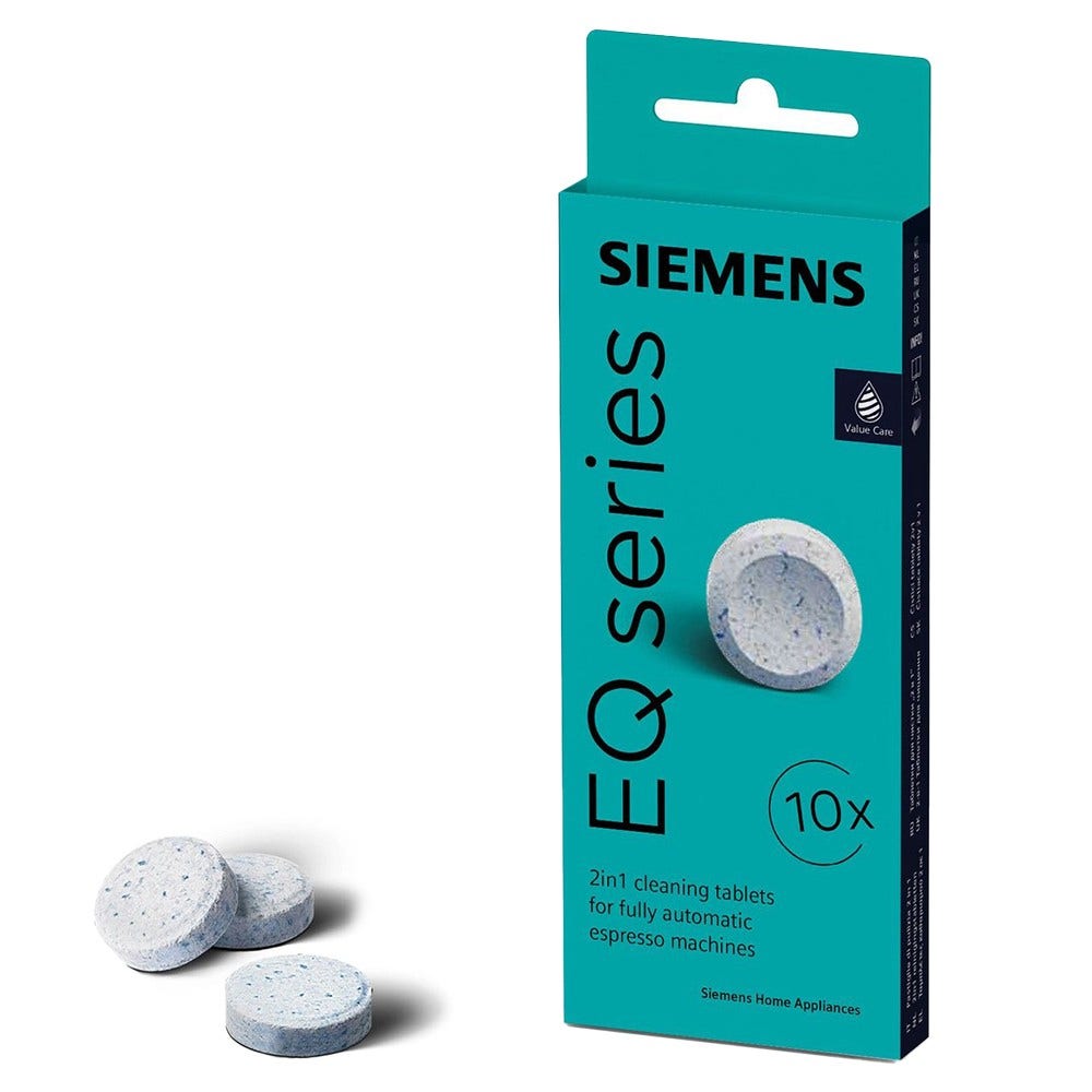 Siemens Pastiglie per la pulizia (10 pz.) EQ. Series 2 in 1 00312097 / TZ80001A