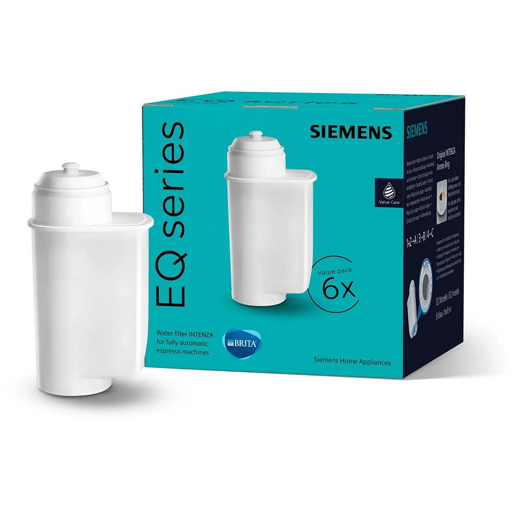 Filtro per acqua Siemens EQ. Series BRITA INTENZA 00312299 / TZ70063A (6 pz.)