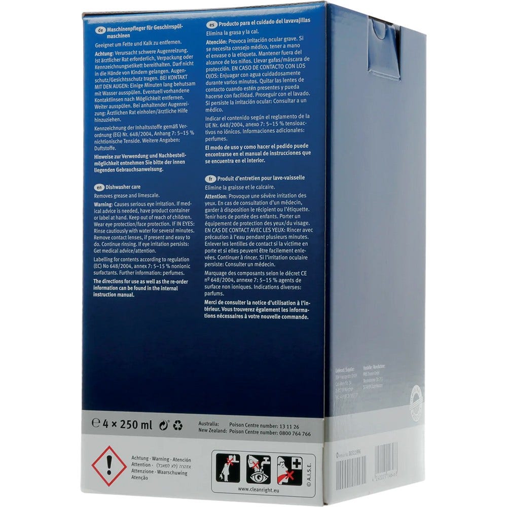 Neff Detergente per lavastoviglie (4x250ml) 00312362
