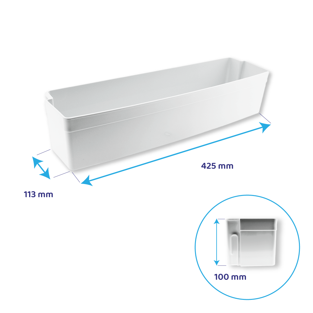 Neff Balconcino portabottiglie 425x113mm / 00353045