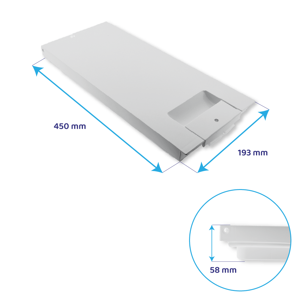 Siemens Sportello del congelatore 450x183x58mm