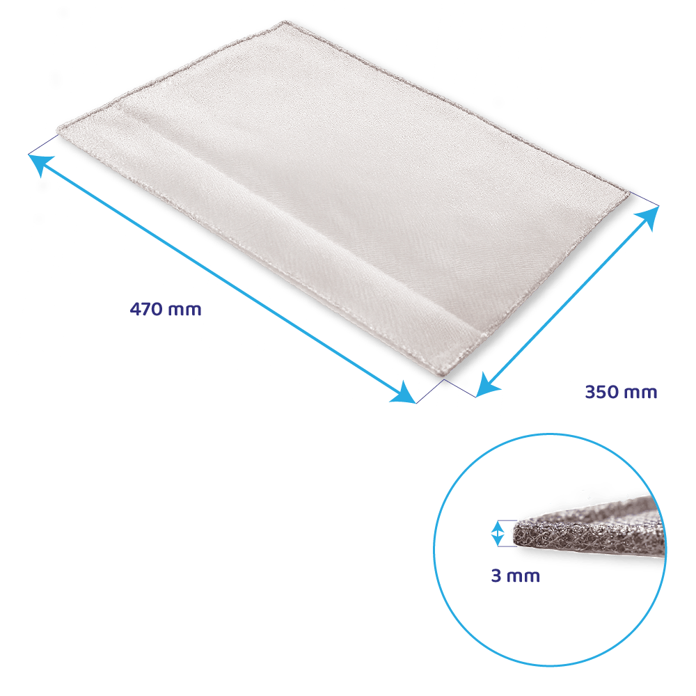 Cooke & Lewis Filtro antigrasso 470x350mm per CLVHB60 / CLVHW60