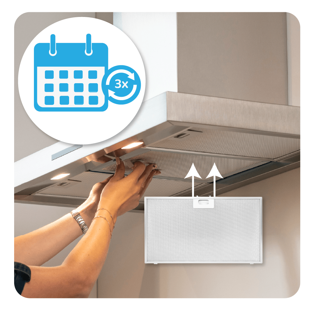 Airlux Filtro in metallo 478x297mm per AHP77 / AHP77IX