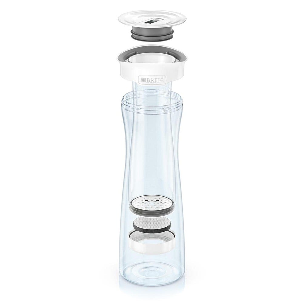 BRITA Caraffa filtrante Fill&Serve Mind + 4 Filtri MicroDisc (filtra PFAS)