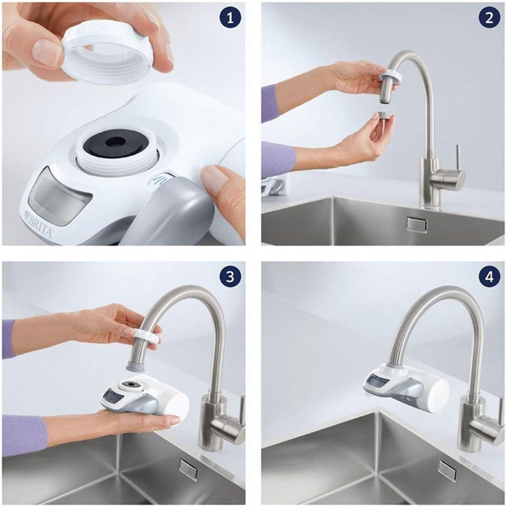 BRITA Sistema di filtraggio dell’acqua On-Tap + 1 Cartuccia filtrante