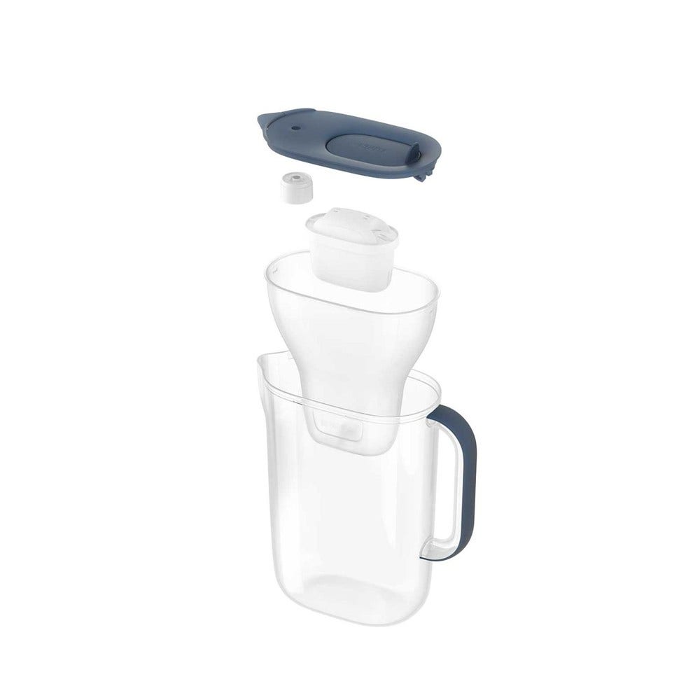 BRITA Caraffa filtrante 2.4L Style Essential Blu Pietra + Filtro BRITA MAXTRA PRO