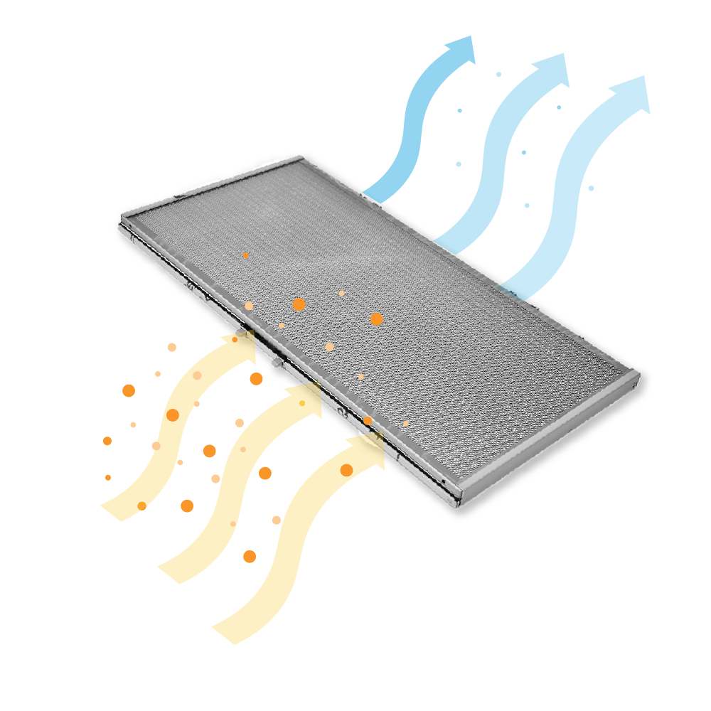 Gaggenau Filtro metallico antigrasso 480x243mm per AI442100...