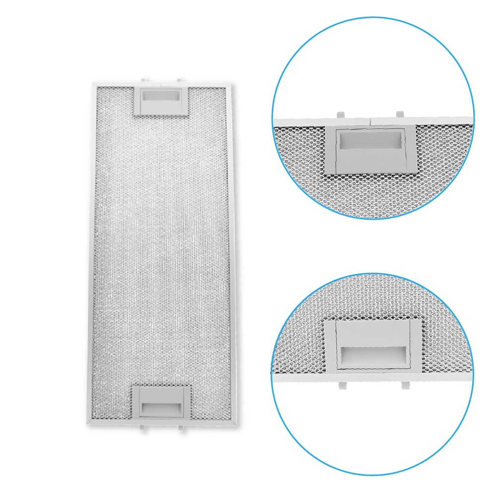 Blaupunkt Filtro metallico antigrasso 481x201mm per 5DA36251... / 5DA36450... / 5DA39450...