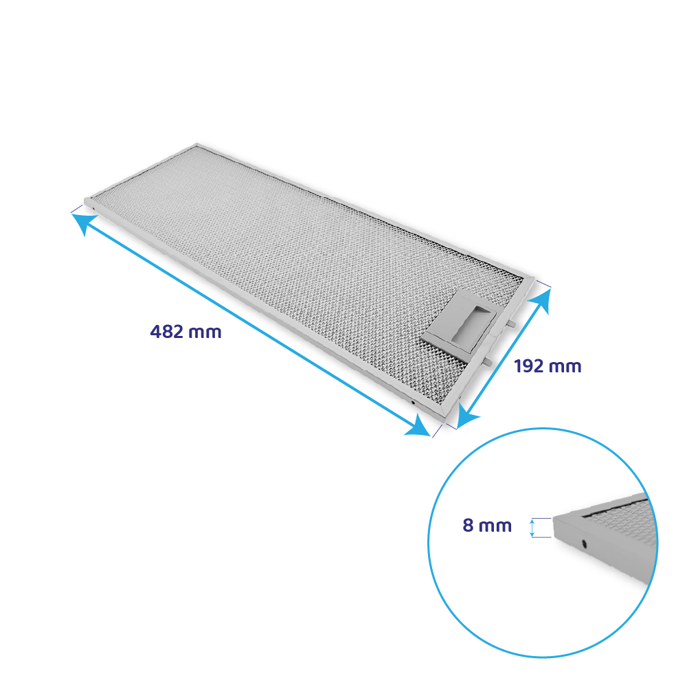 Neff Filtro metallico antigrasso 482x192mm 11022474