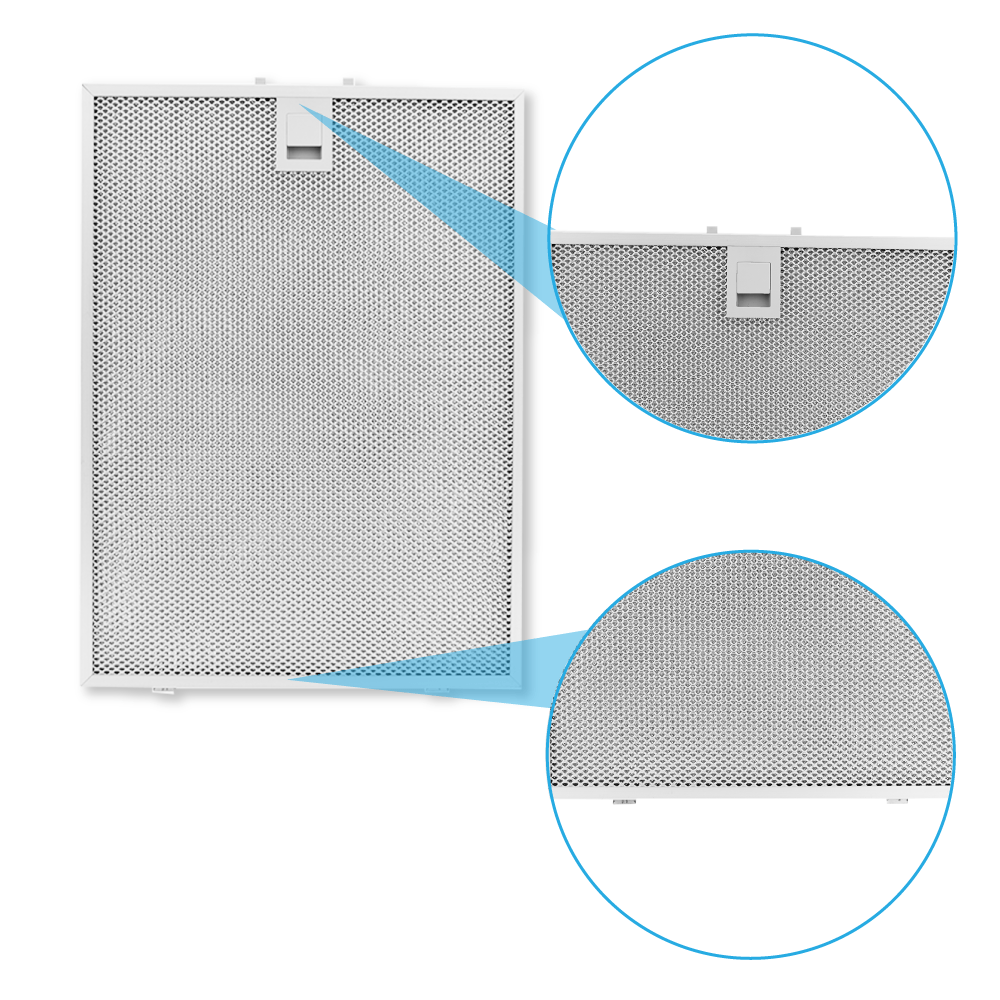 Kit Filtro a carboni attivi (1 pz) + Filtro metallico antigrasso (2 pz.) compatibile con Siemens LC97BHP50