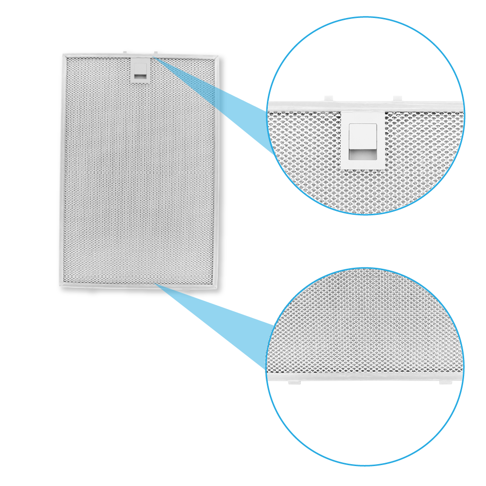 Siemens Filtro metallico antigrasso 397x367mm LC97BDN30/01 / LC93BBC30/01