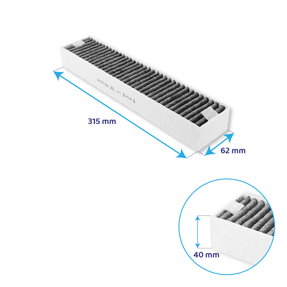 Franke Filtro a carboni attivi per MARIS TOGETHER ELLIPSE / SMART TOGETHER ELLIPSE