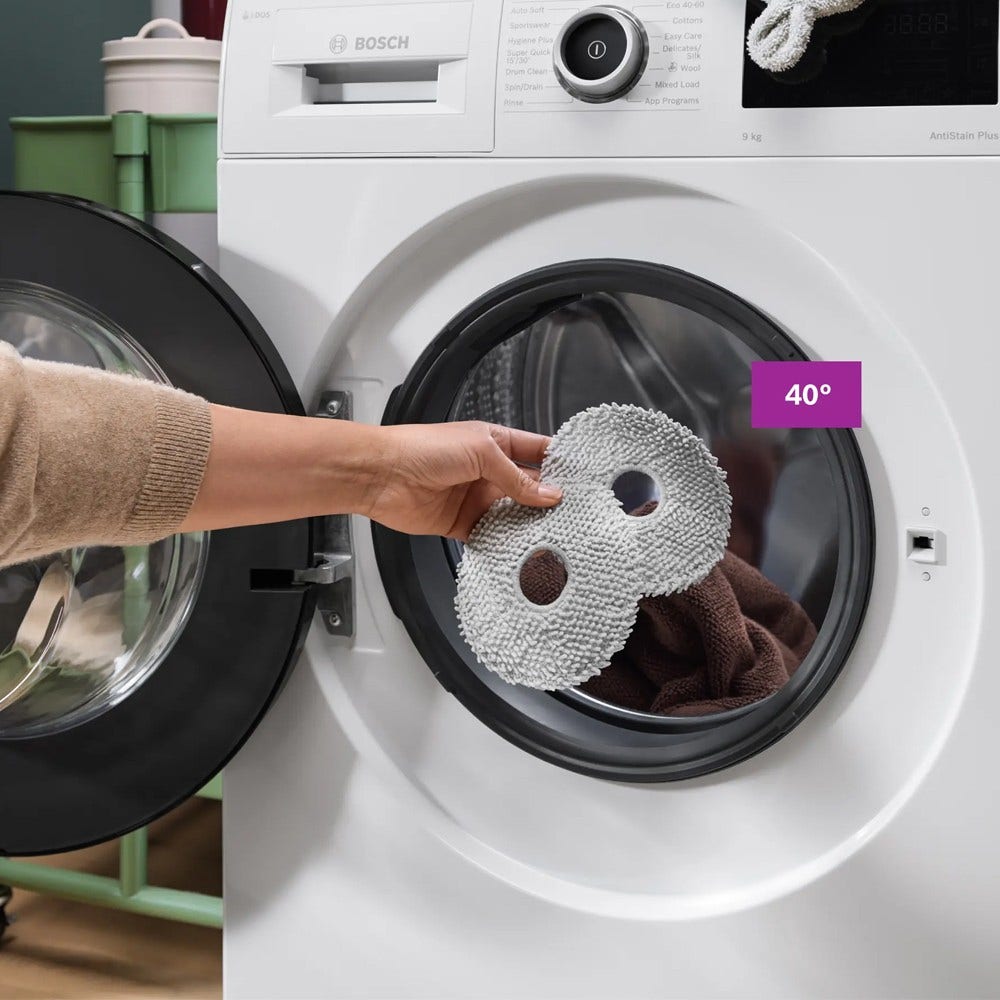 Bosch Panni lavapavimenti (4 pz.) per robot aspirapolvere Spotless