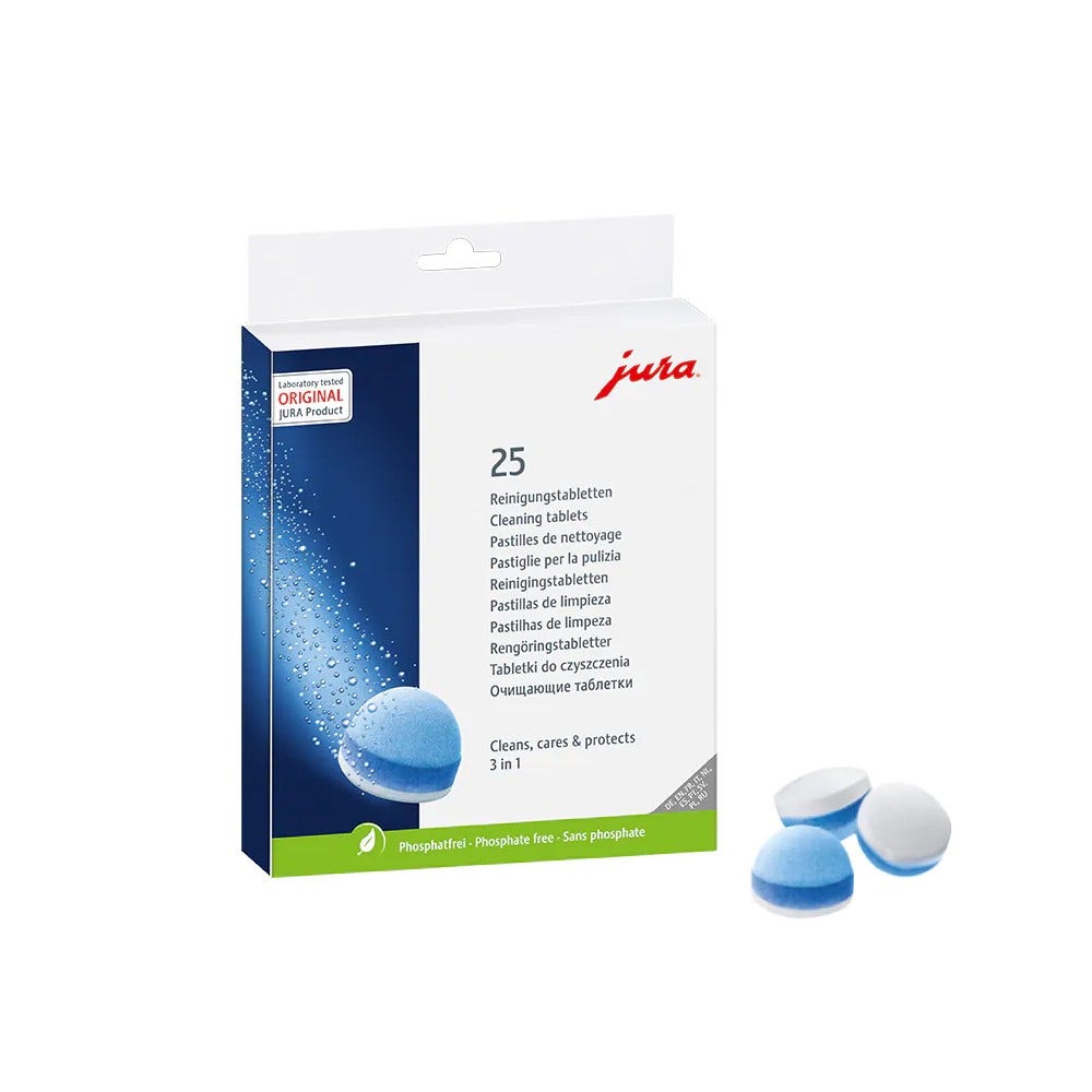 Jura Kit manutenzione - Pastiglie decalcificanti + Pastiglie per la pulizia + Filtro aqua