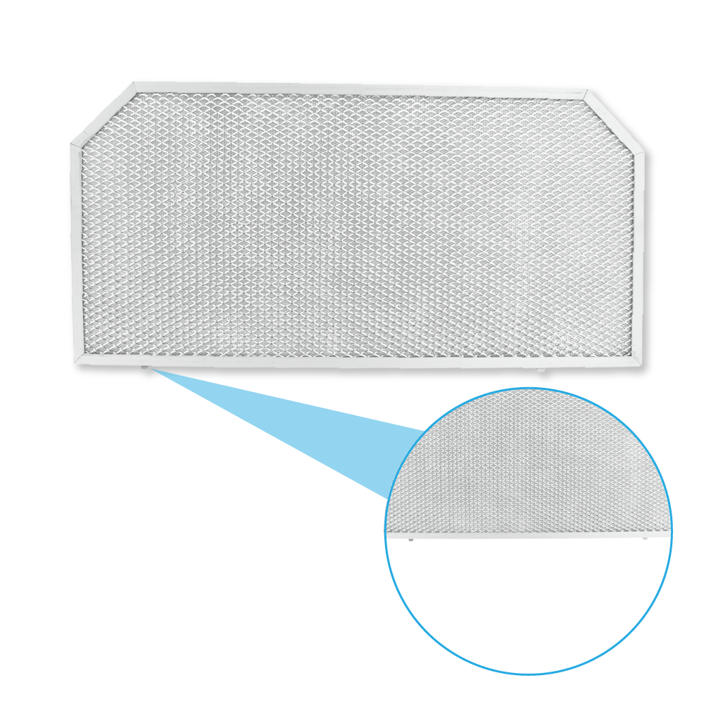 Bosch Filtro metallico antigrasso 249x510x9mm 285348 / 00285348 (posteriore)