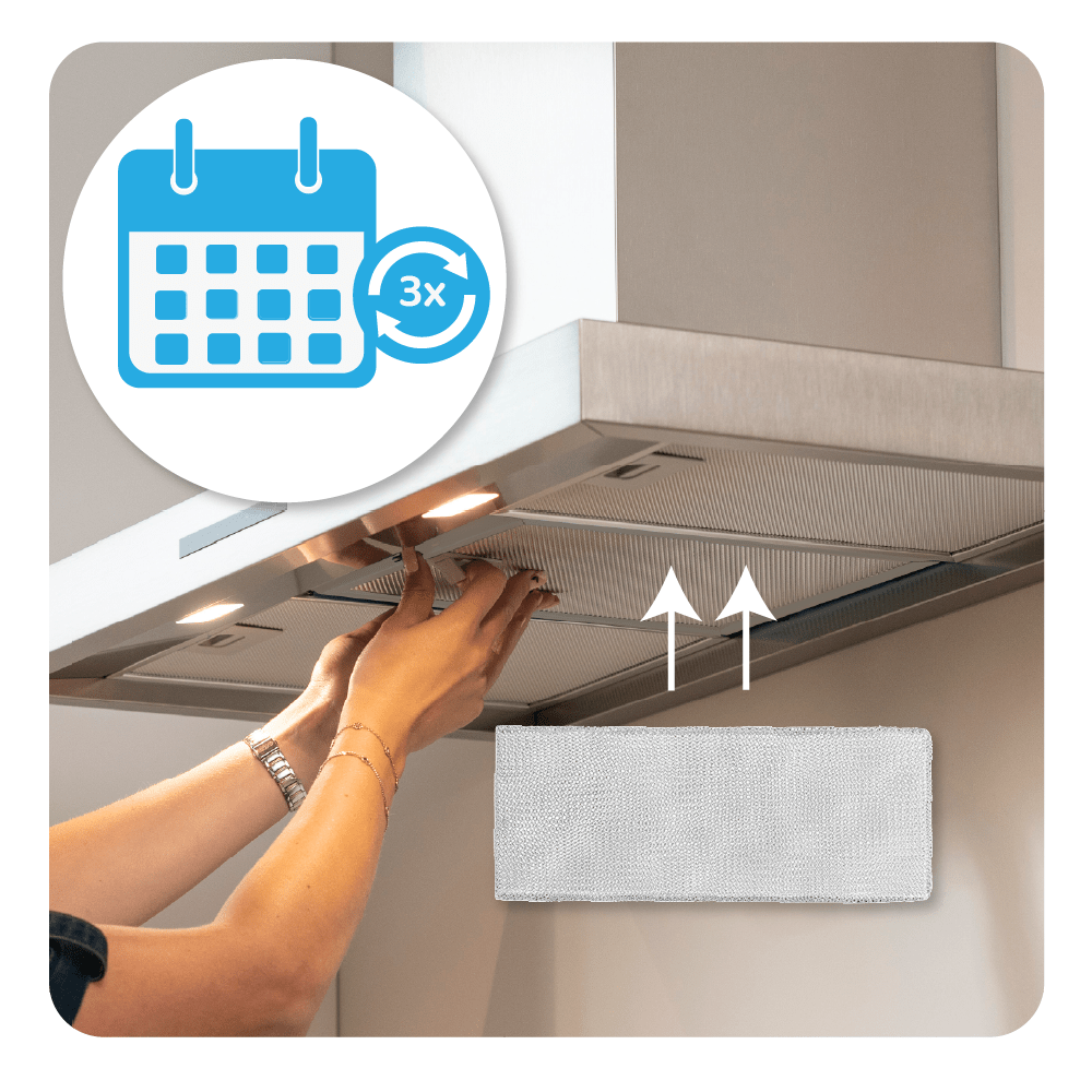 Siemens Filtro metallico antigrasso 370x146mm per LI99020... / LI99030…