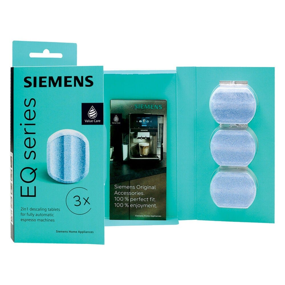 Siemens Pastiglie decalcificanti 2 in 1 (3 pz.) EQ. Series 00312094 / TZ80002A / 00576693