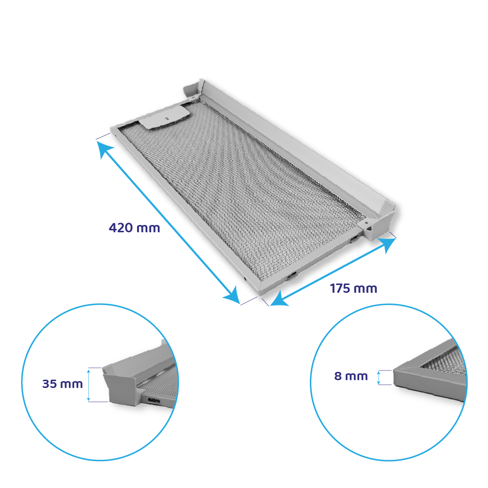 Neff Kit Filtro metallico antigrasso (2 pz.) 352812 + 352813