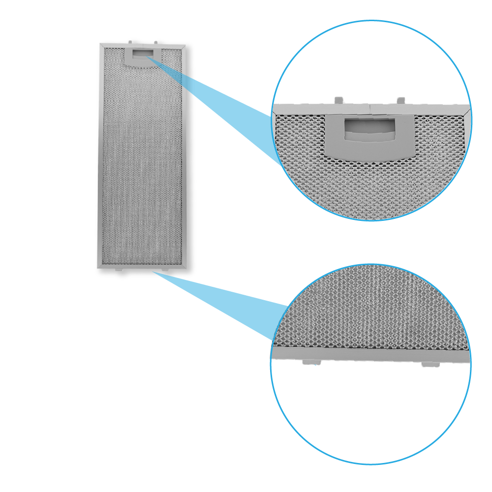 Bosch Kit Filtro metallico antigrasso (2 pz.) 352812 + 352813