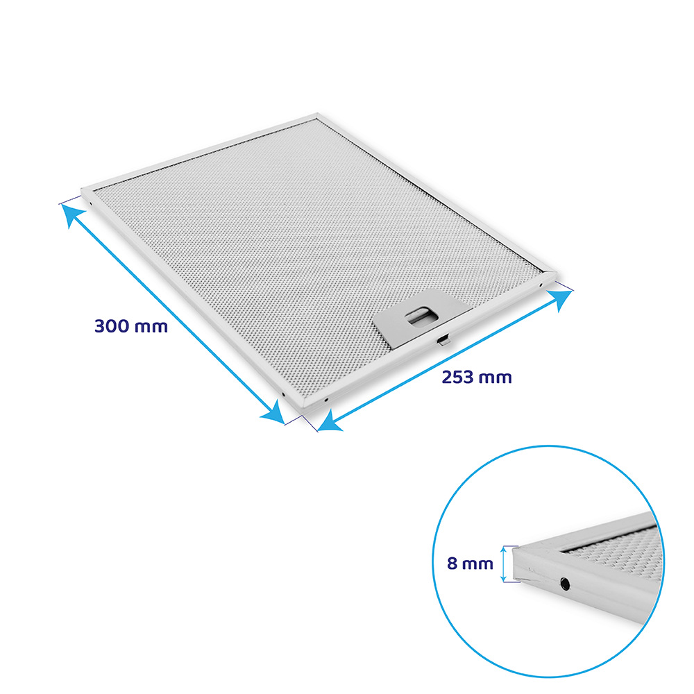 Balay Filtro metallico antigrasso 300x253mm 3BC663MX / 3BC693MX