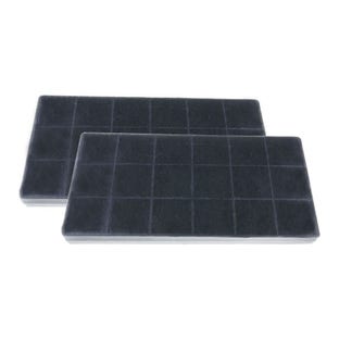 Filtro a carboni attivi AllSpares compatibile con cappa aspirante Airforce HPLAN3 (2 pezzi)