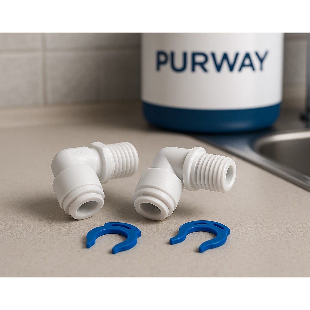 Purway Raccordi per sistemi a osmosi inversa (2 pz.)