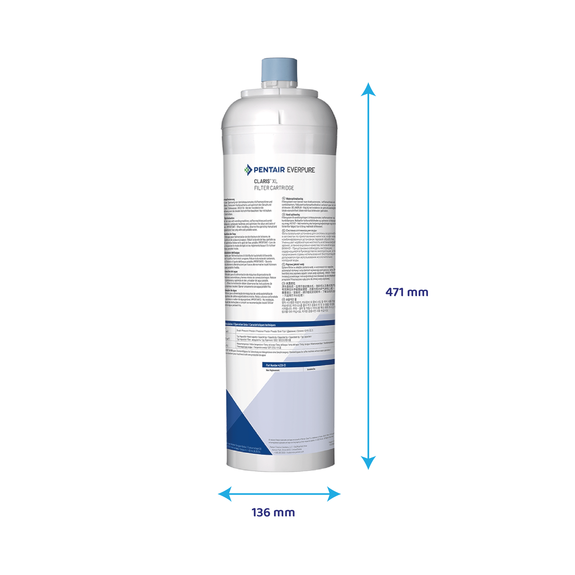 Everpure Cartuccia filtrante Claris XL X-Large 4339-13