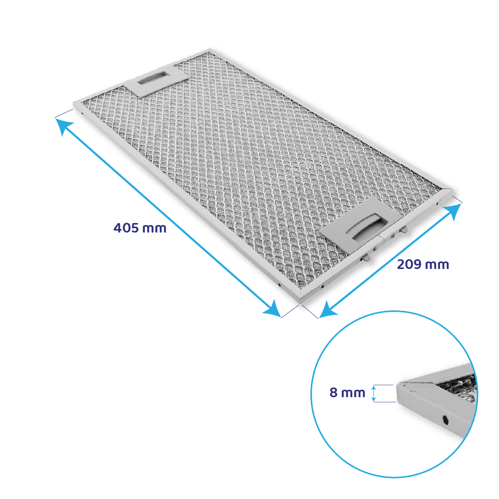 Neff Kit Filtro metallico antigrasso (2 pz.) 434105 + 434107