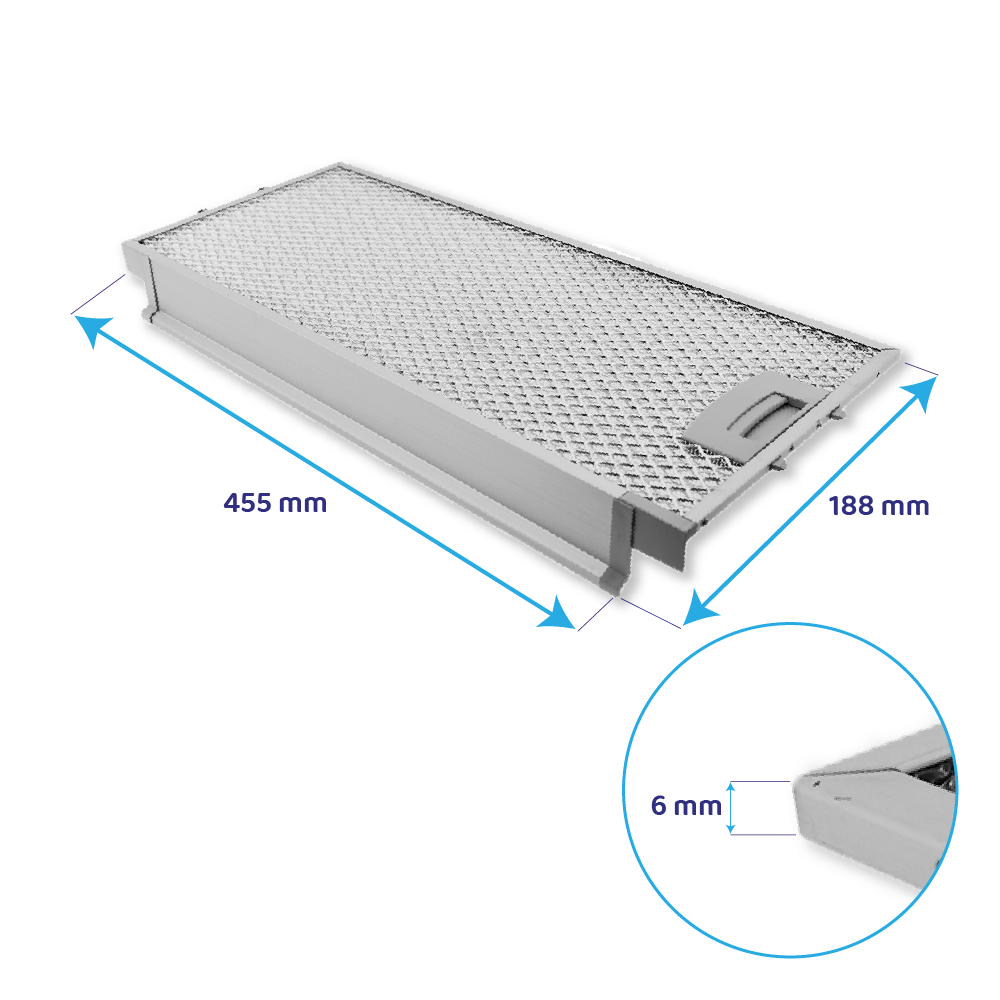 Neff Kit Filtro metallico antigrasso (2 pz.) 434105 + 434107