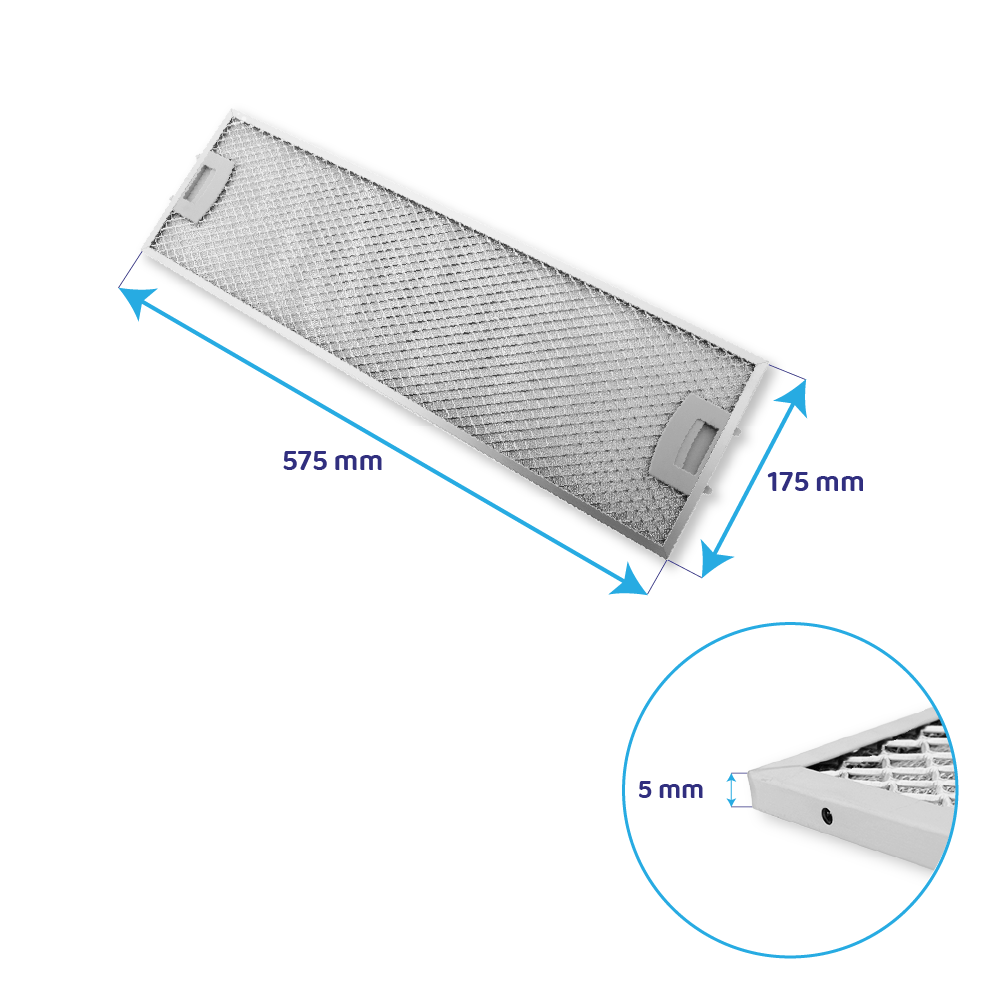 Neff Filtro metallico antigrasso 177x572x5mm per D4772X0…