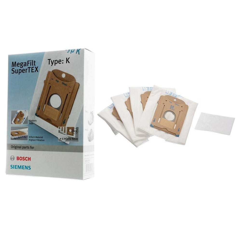 Sacchetti per aspirapolvere Siemens Tipo K / 468265 (4 pz.)