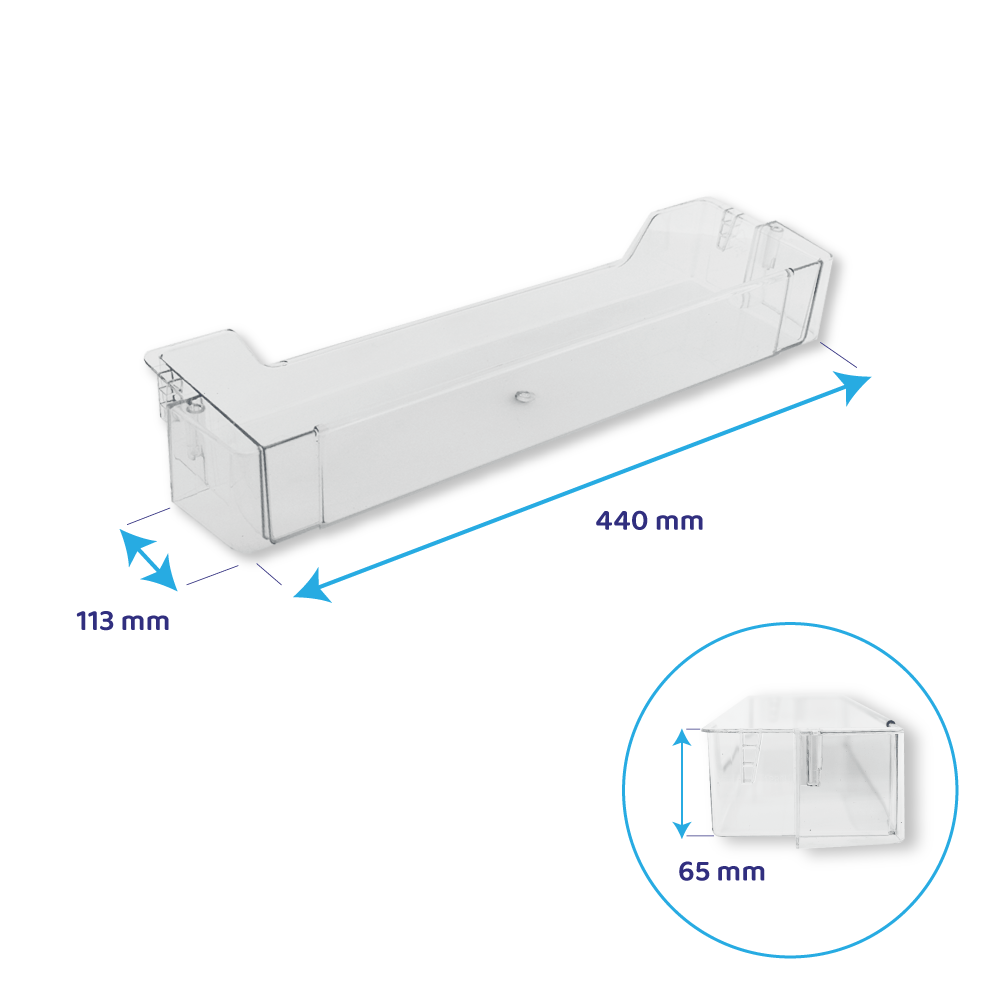 Ikea Balconcino portabottiglie 440x113x65mm