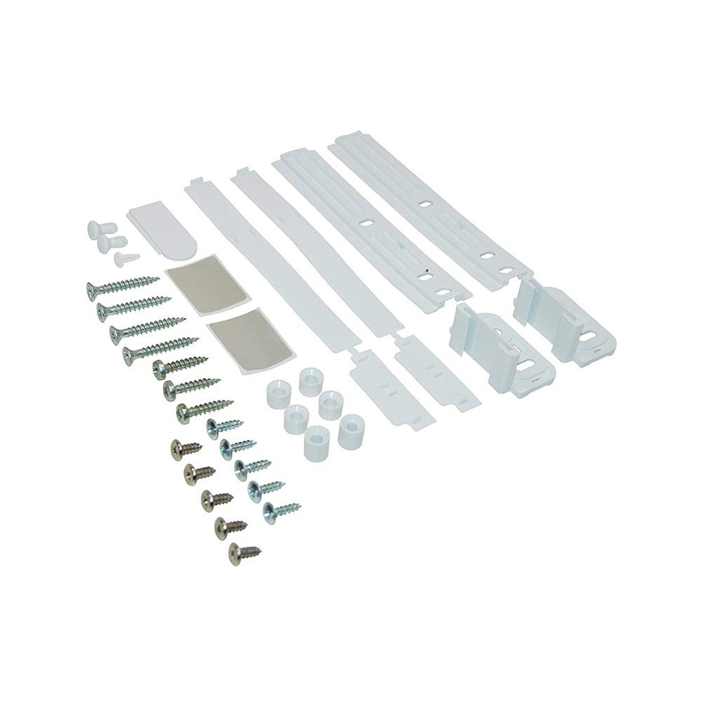 Kit guida porta frigorifero Whirlpool / Bauknecht 481231028208 (2 pezzi)