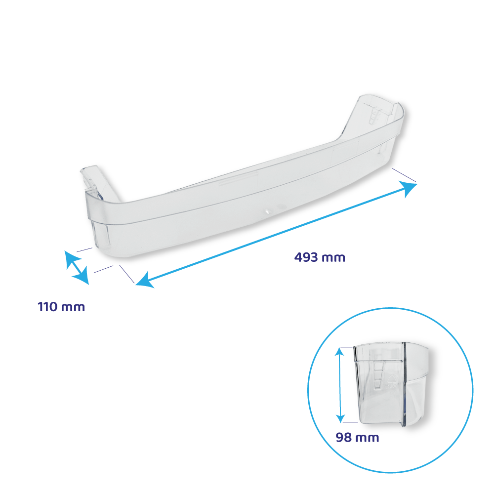Ignis Balconcino portabottiglie 493x110mm / 481241829927