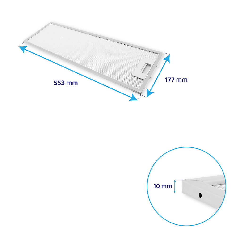 Ikea Filtro metallico antigrasso 533x177mm 481248058305