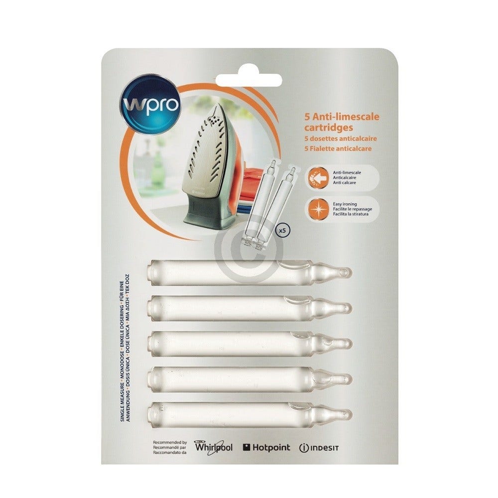 WPRO Decalcificatore per Ferro da Stiro SIM005 (5 pz.)