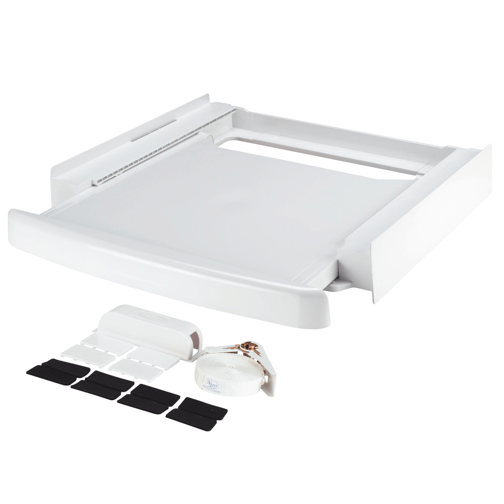 WPRO Kit Sovrapposizione universale con ripiano scorrevole 600x600x130mm SKN101