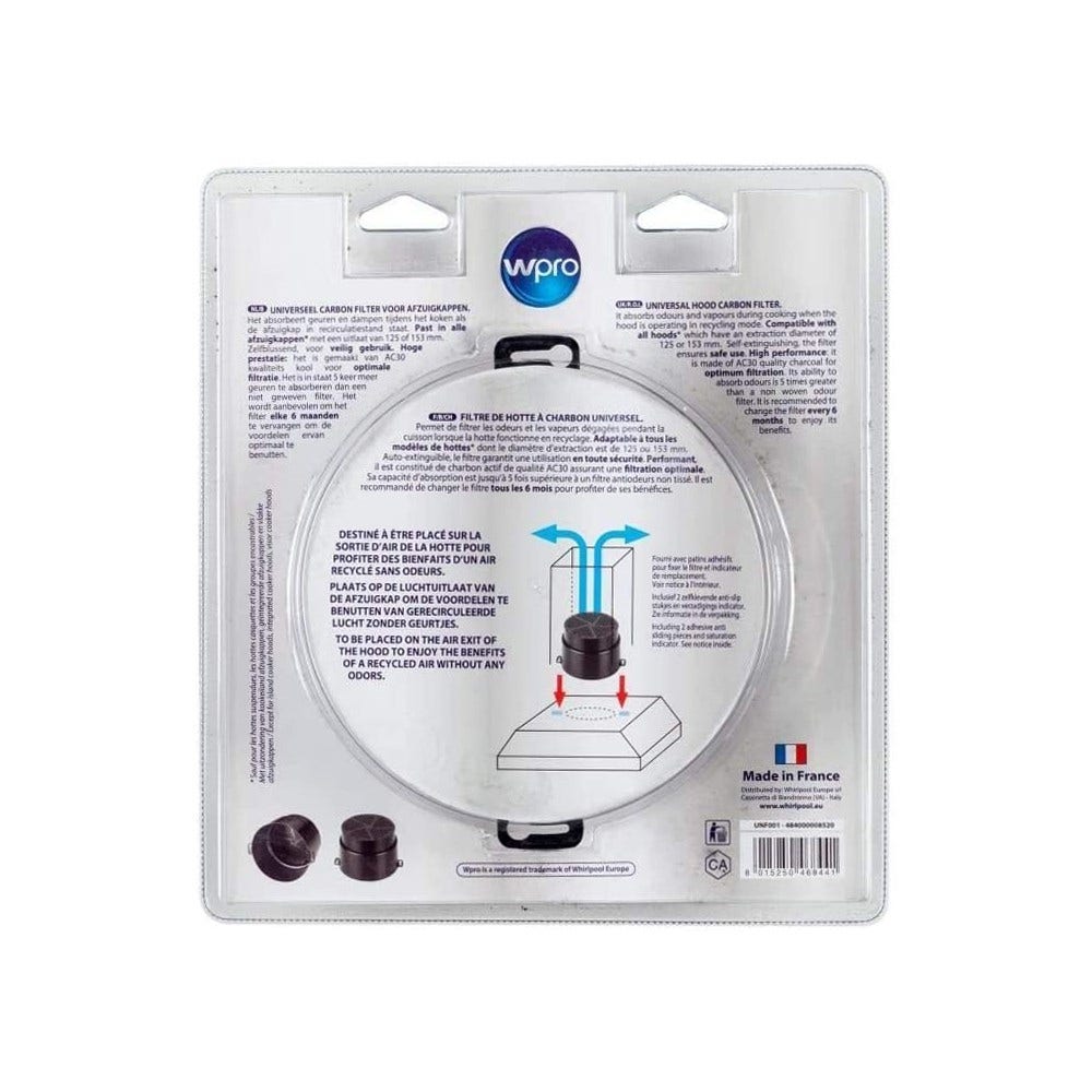 WPRO Filtro a carboni attivi 484000008520 / UNF001