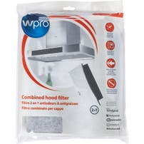 WPRO Filtro universale antigrasso e anti-odori in schiuma da ritagliare 470x570mm450g/m²