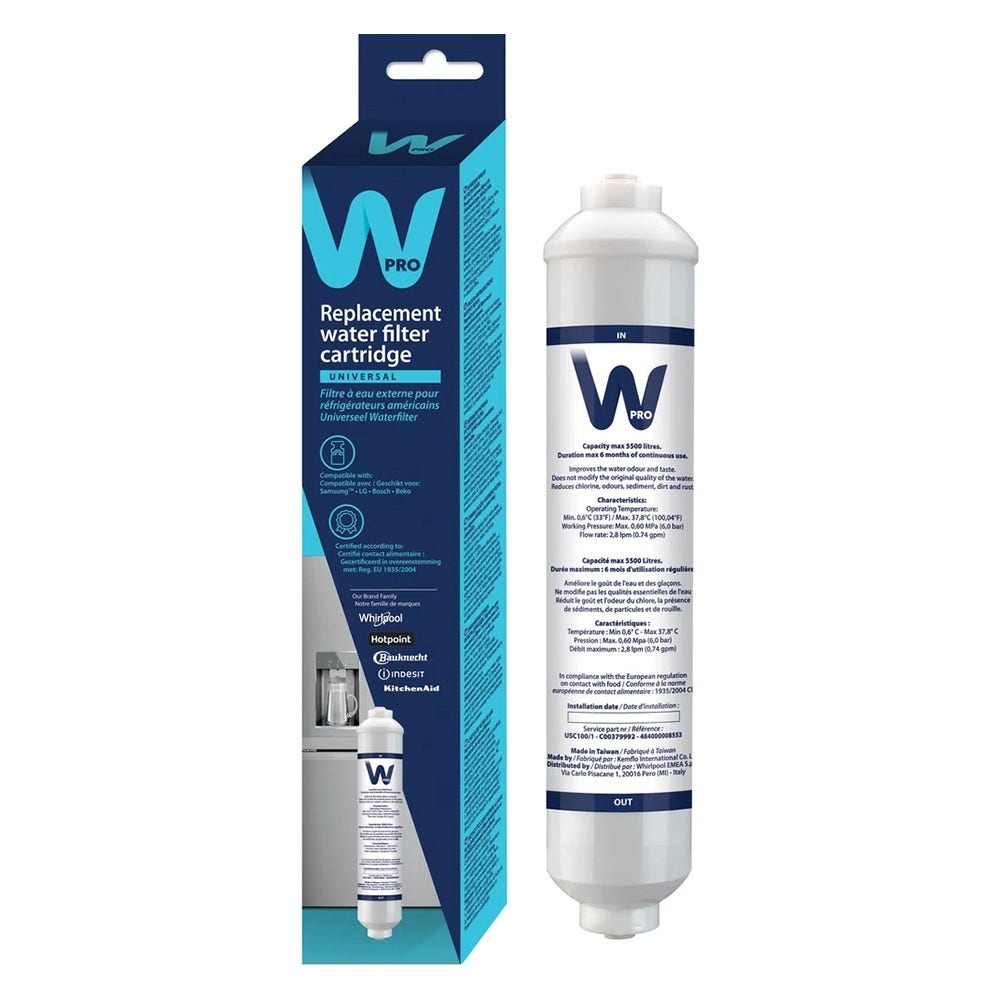 WPRO Filtro acqua frigorifero originale USC100