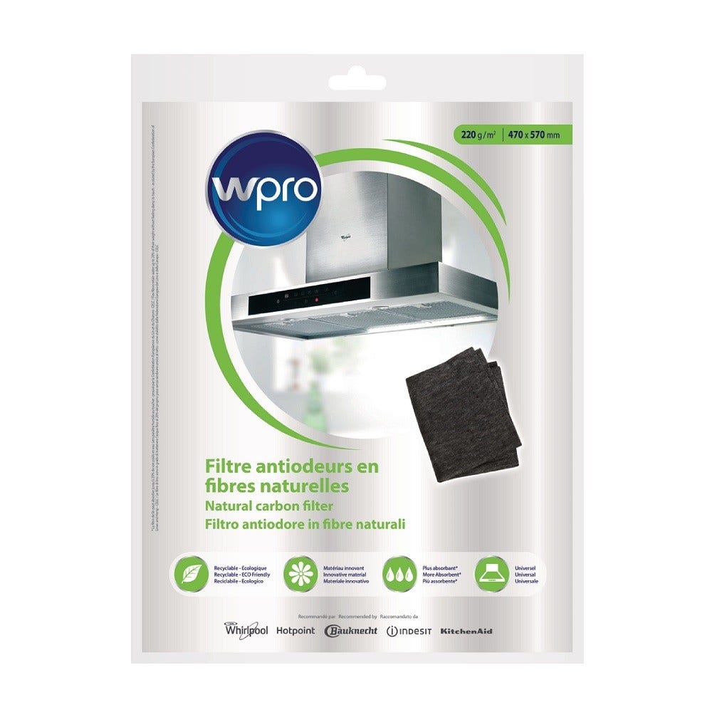 WPRO Filtro al Carbone Ecologico NCF201 / 484000008650