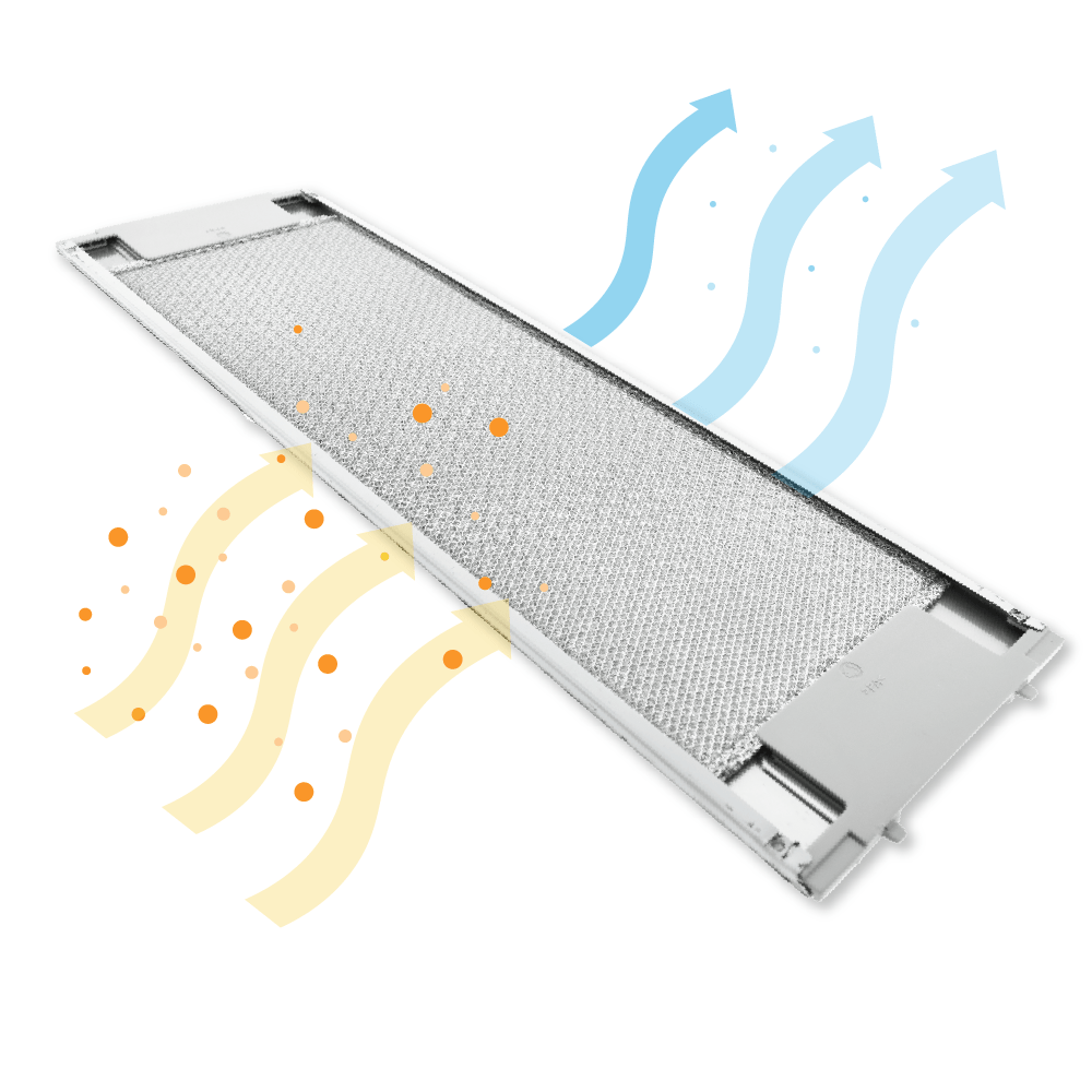 AEG Filtro metallico antigrasso 507x160mm 50263849007