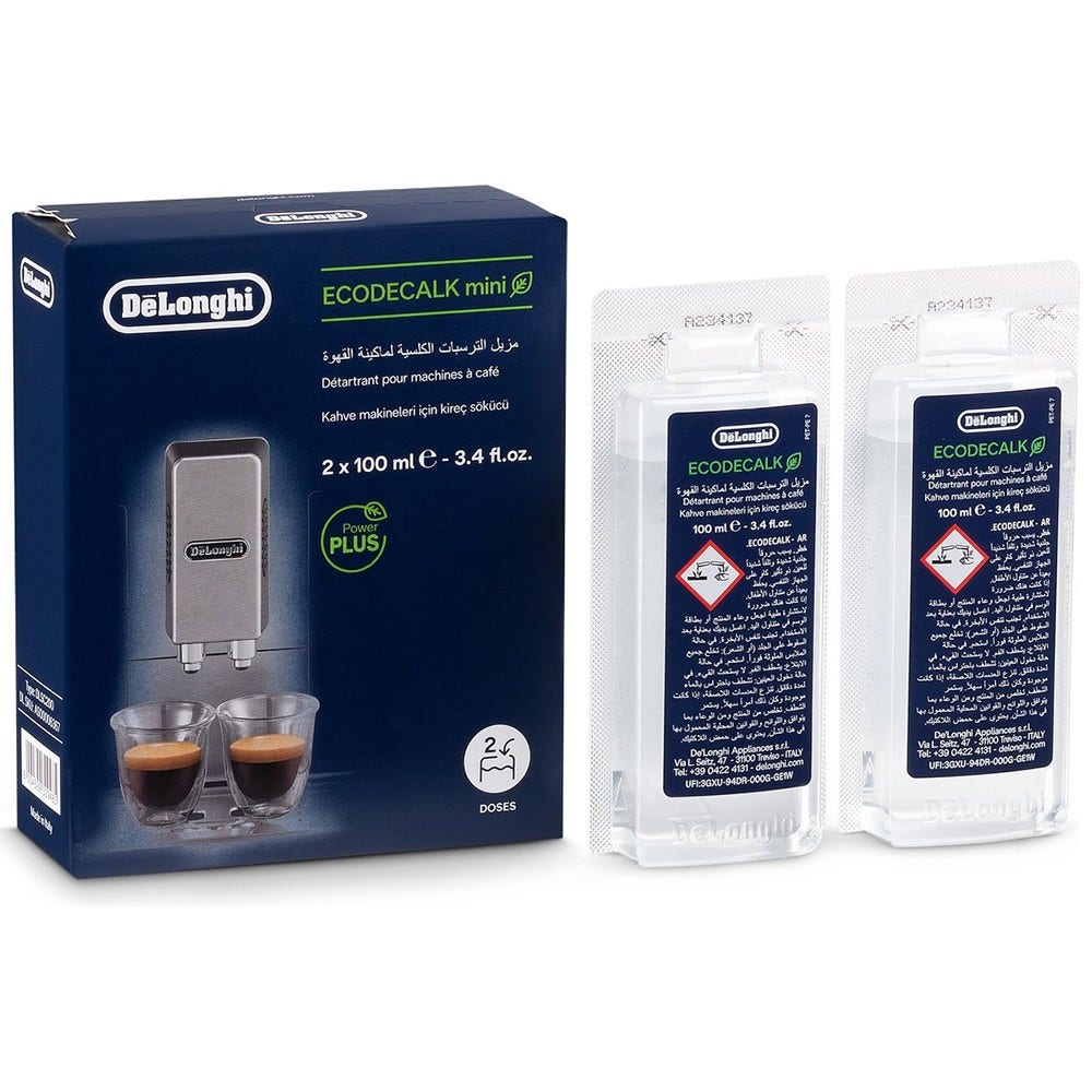 Decalcificante De’Longhi EcoDecalk Mini 2x100ml – DLSC200 per macchine da caffè