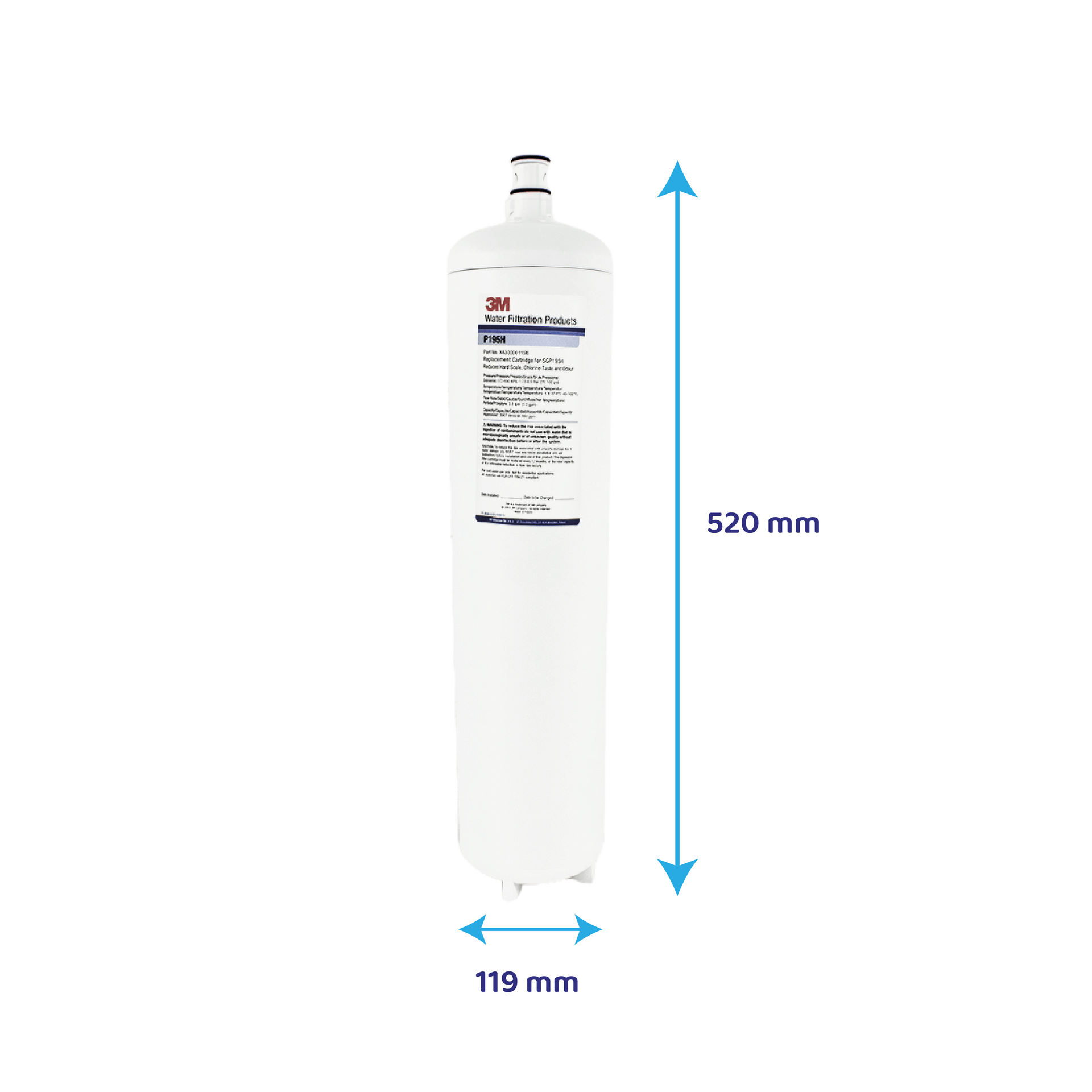 3M™ Cartuccia filtrante ScaleGard™ Pro P195H H+
