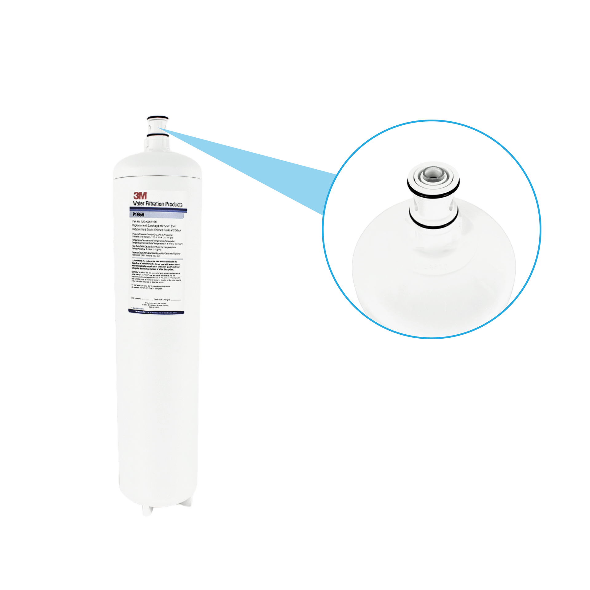 3M™ Cartuccia filtrante ScaleGard™ Pro P195H H+