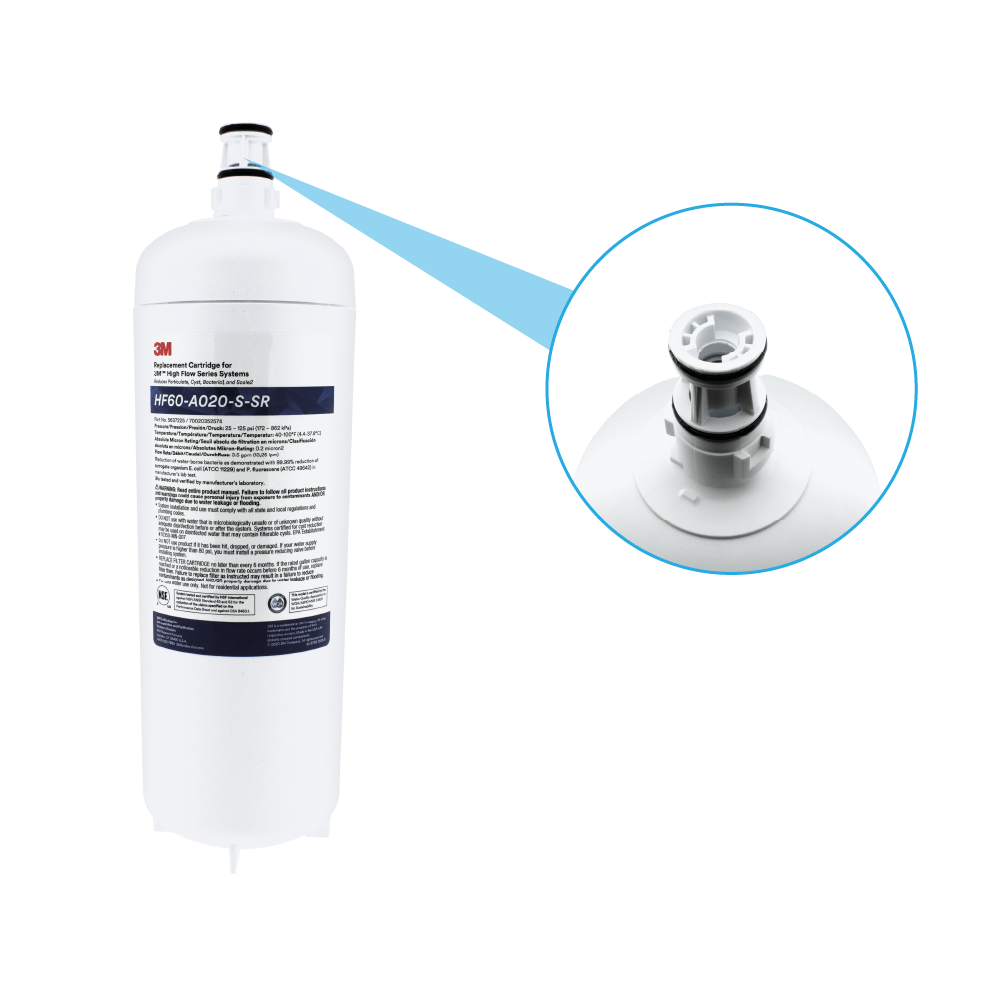 3M™ Cartuccia filtrante High Flow Carbonless Absolute HF60-A020-S-SR / 5637225