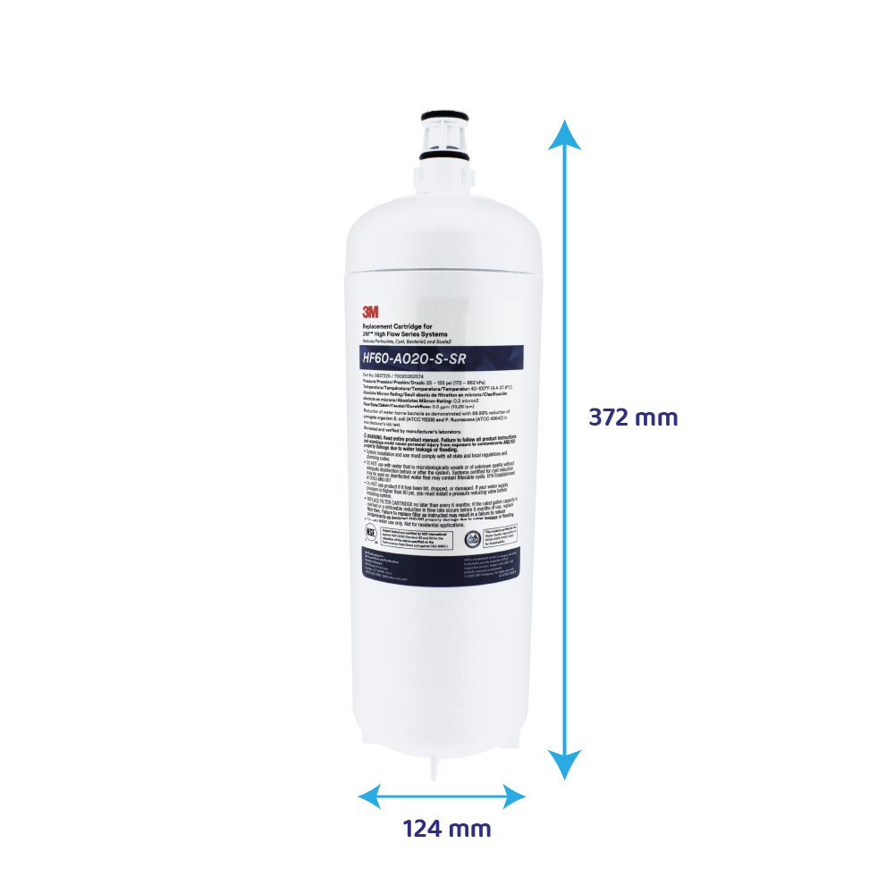 3M™ Cartuccia filtrante High Flow Carbonless Absolute HF60-A020-S-SR / 5637225
